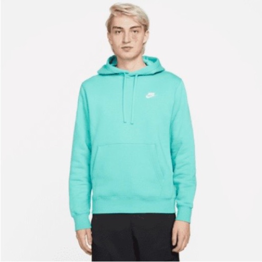 Nike Women’s Large Sportswear Fleece Blue Hoodie